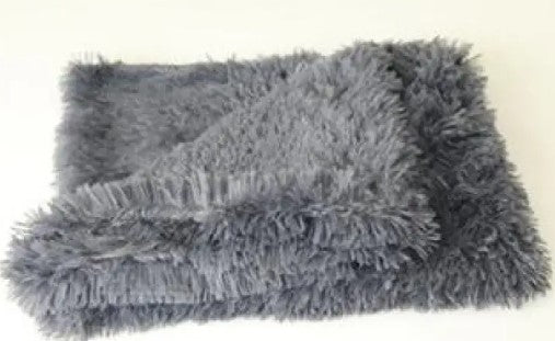Plush Pet Blanket for Dogs and Cats - Washable Crate and Sofa Throw