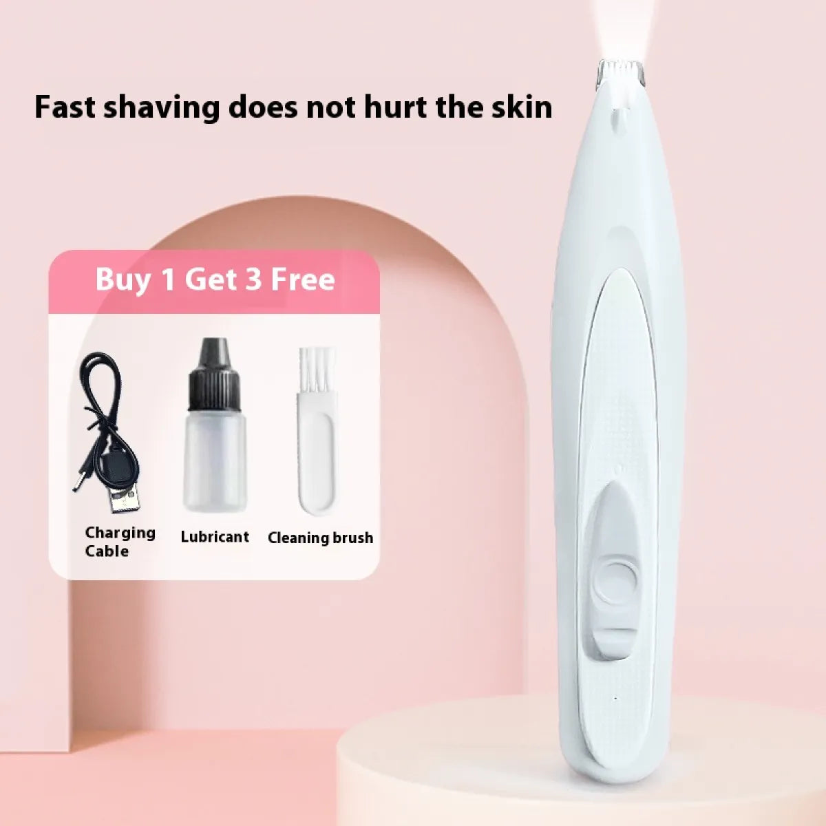 Quiet Electric Pet Nail Grinder - Rechargeable Paw Trimmer for Dogs and Cats