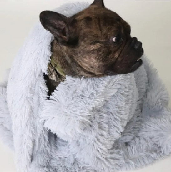 Plush Pet Blanket for Dogs and Cats - Washable Crate and Sofa Throw