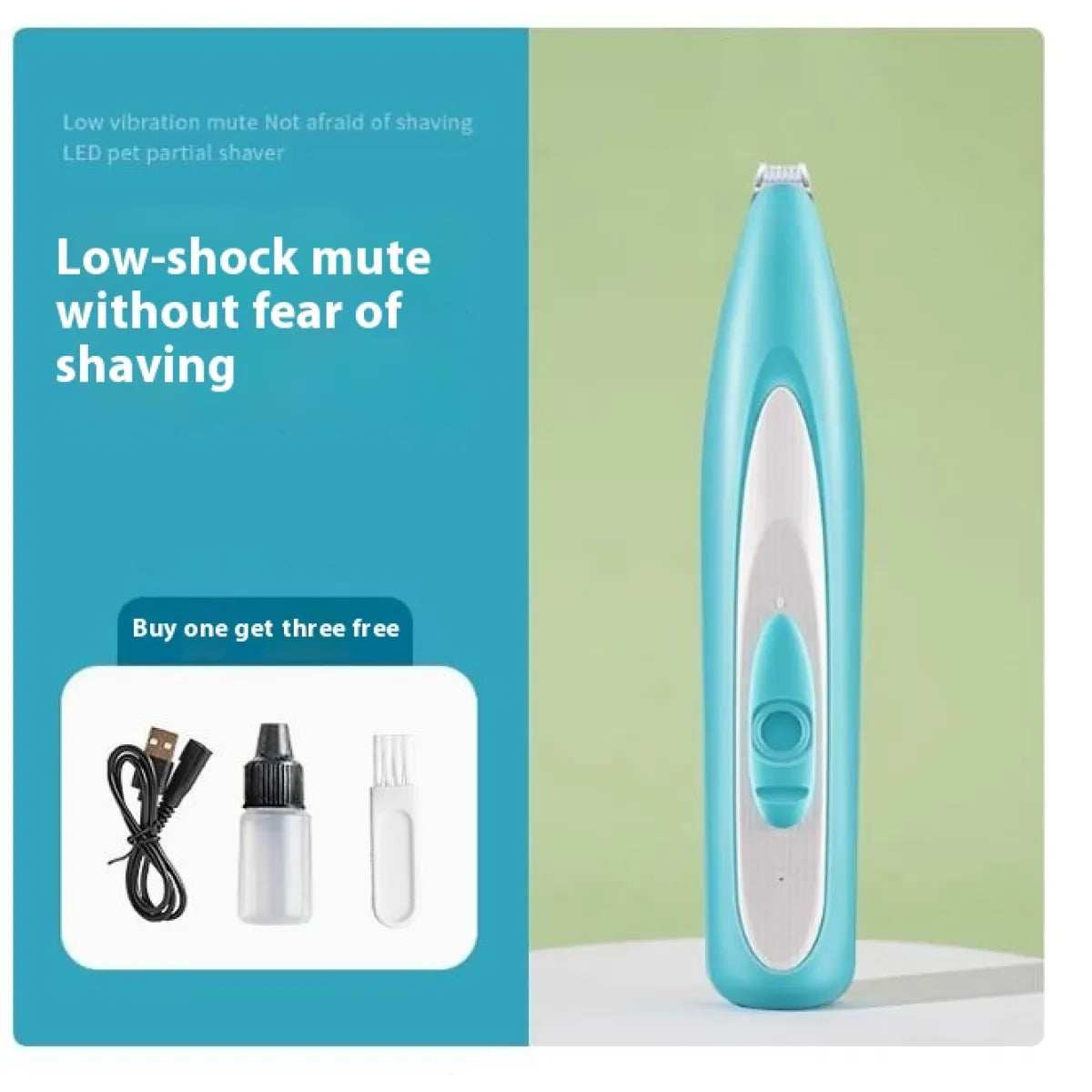 Quiet Electric Pet Nail Grinder - Rechargeable Paw Trimmer for Dogs and Cats