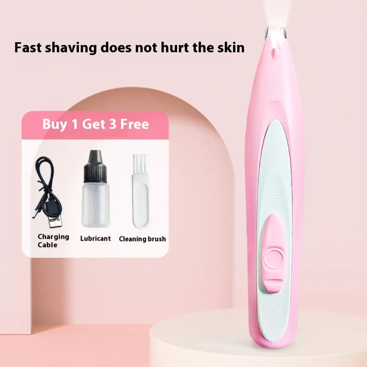 Quiet Electric Pet Nail Grinder - Rechargeable Paw Trimmer for Dogs and Cats